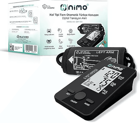 Nimo Otomatik Konuşan Koldan Ölçer Digital Tansiyon Aleti DBP1318