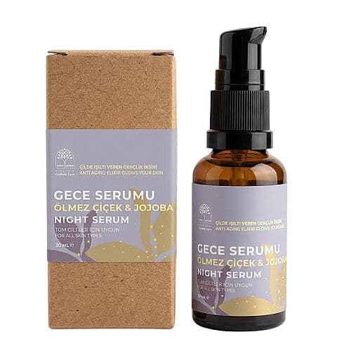Nine Mine Ölmez Çiçek Jojoba Gece Serumu 30 ml