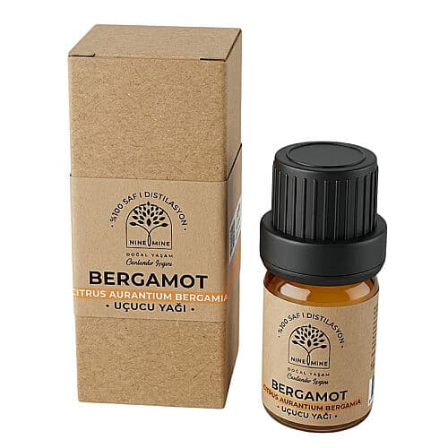 Nine Mine Saf ve Doğal Bergamot Uçucu Yağı 5 ml
