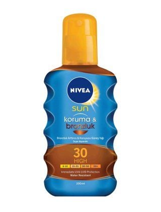 Nıvea Koruma Bronzluk Br.Artırıcı Yağ Spf30 200 Ml