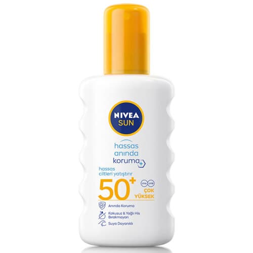 Nivea Sun SPF50 Yüksek Güneş Koruyucu Vücut Spreyi 200 ml