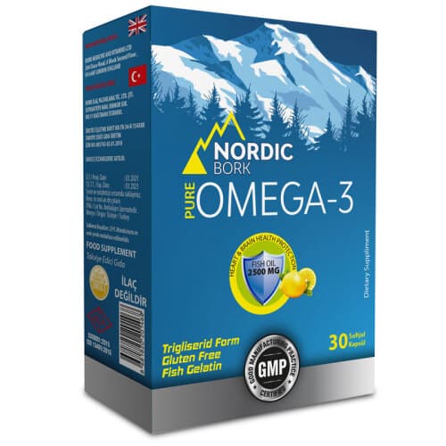 Nordic Bork Pure Omega-3 30 Yumuşak Kapsül