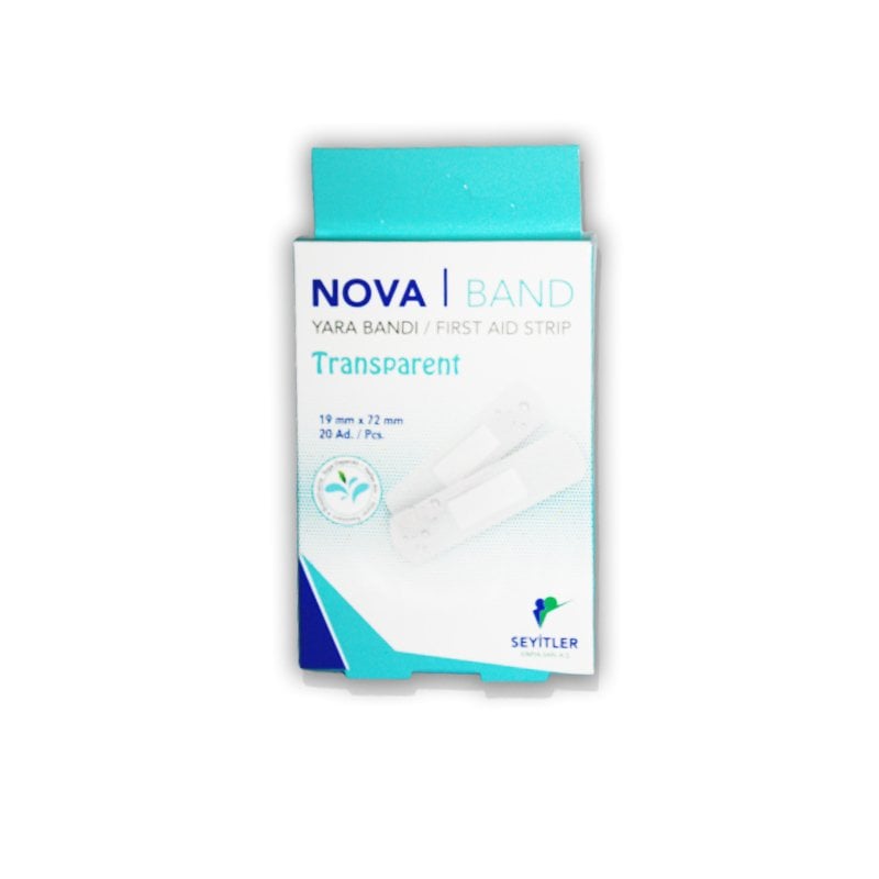 Nova Band Transparent Yara Bandı 20 Adet