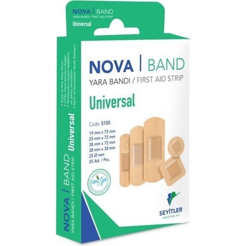 Nova Band Universal Yara Bandı 25 Adet