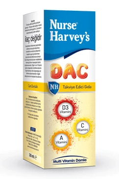 SKT:08/2026 Nurse Harvey's DAC Multi Vitamin Damla 30 ml