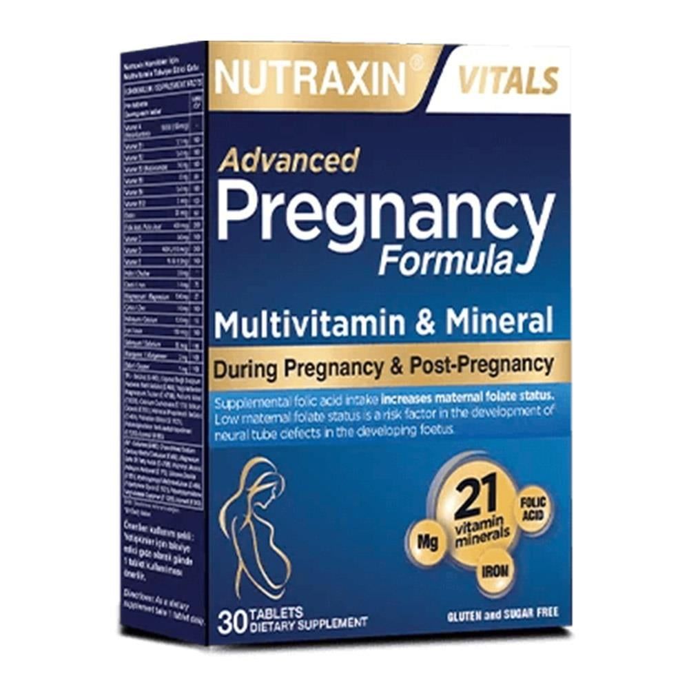 SKT:02/2027 Nutraxin Advanced Pregnancy Formula 30 Tablet