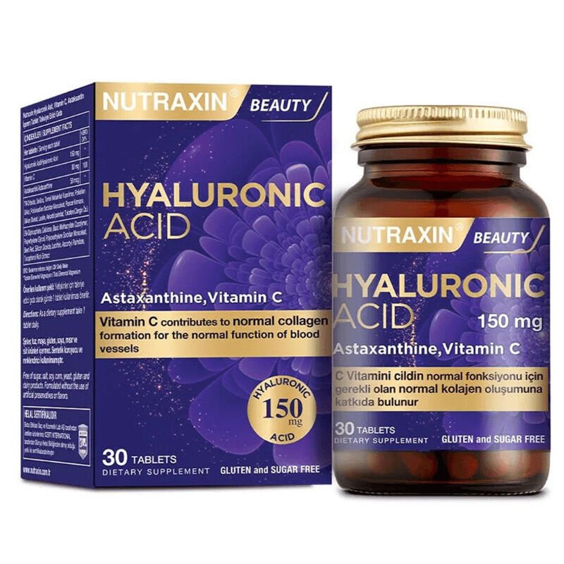SKT:04/2027 Nutraxin Hyaluronik Acid 30 Tablet
