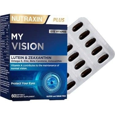 Nutraxin Plus My Vision Göz Vitamini Lutein Zeaksantin 60 Kapsül