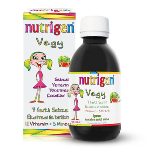 SKT:01/2027 Nutrigen Vegy Şurup 200ml