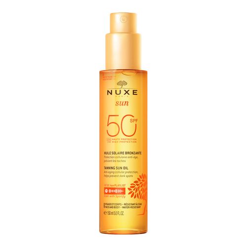 Nuxe Sun Huile Solaire Bronzlaştırıcı Yüz ve Vücut Yağı SPF50 150 ml