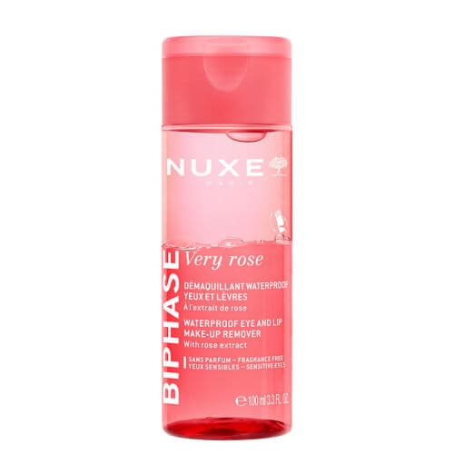 Nuxe Very Rose Gül Özlü Çift Bazlı Göz Makyajı Temizleme Suyu 100 ml