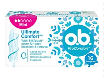 O.B. ProComfort Tampon Mini 16'lı