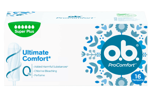 O.B. ProComfort Tampon Süper Plus 16'lı