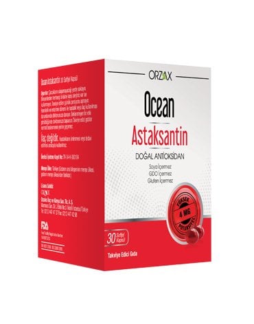 Ocean Astaksantin 30 Softjel Kapsül