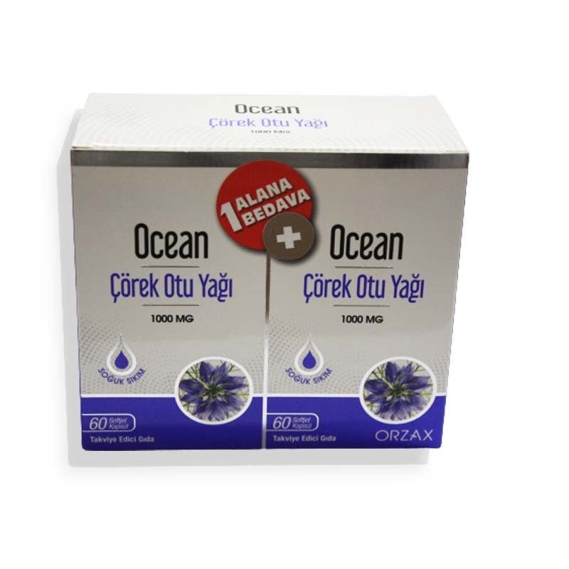 Ocean Çörek Otu Yağı 1000 mg 60 Kapsül 1 Alana 1 Bedeva