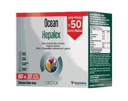Ocean Hepalex 60 Softjel Kapsül - %50 Daha Fazla