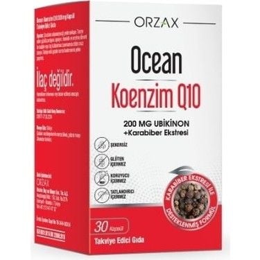 Ocean Koenzim Q10 200 mg 30 Kapsül