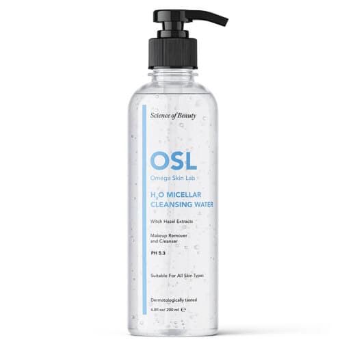 Omega Skin Lab H2O Micellar Makyaj ve Yüz Temizleme Suyu 200 ml
