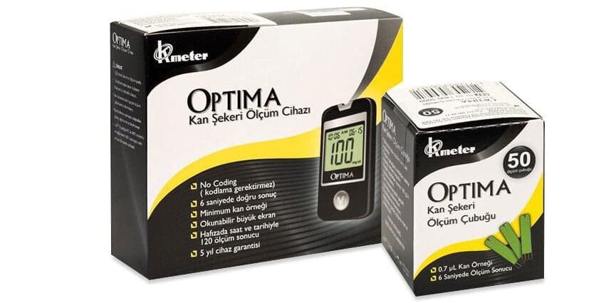 Optima Kan Şeker Ölçüm Cihazı