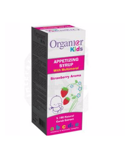Organier Kids İştah Şurubu Çilek Aromalı 200 Ml