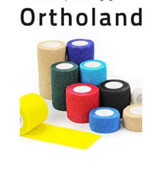 Ortholand Coban Chosive Elastik Bandaj 2,5 cm x 4,5 m - Sarı