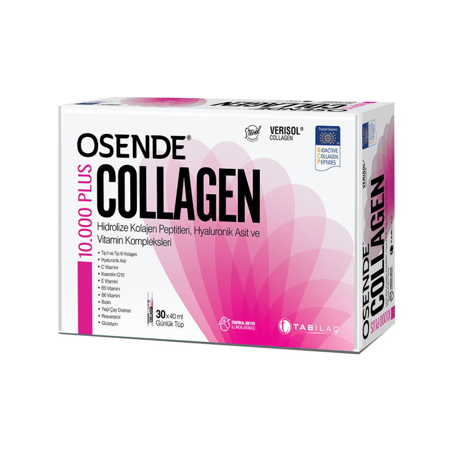 Osende 10000 Plus Collagen 30x40ml Tropikal Meyve & Limon Aromalı