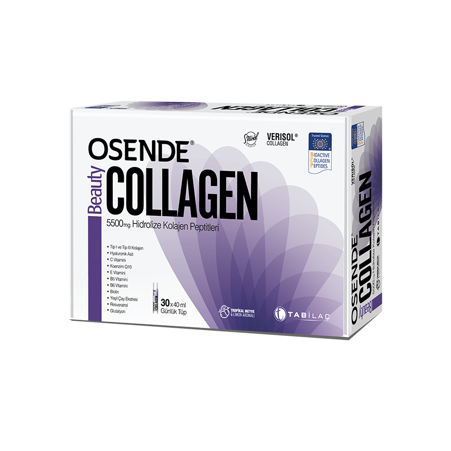 Osende Beauty Collagen 5500 mg 30x40ml Tropikal Meyve & Limon Aromalı