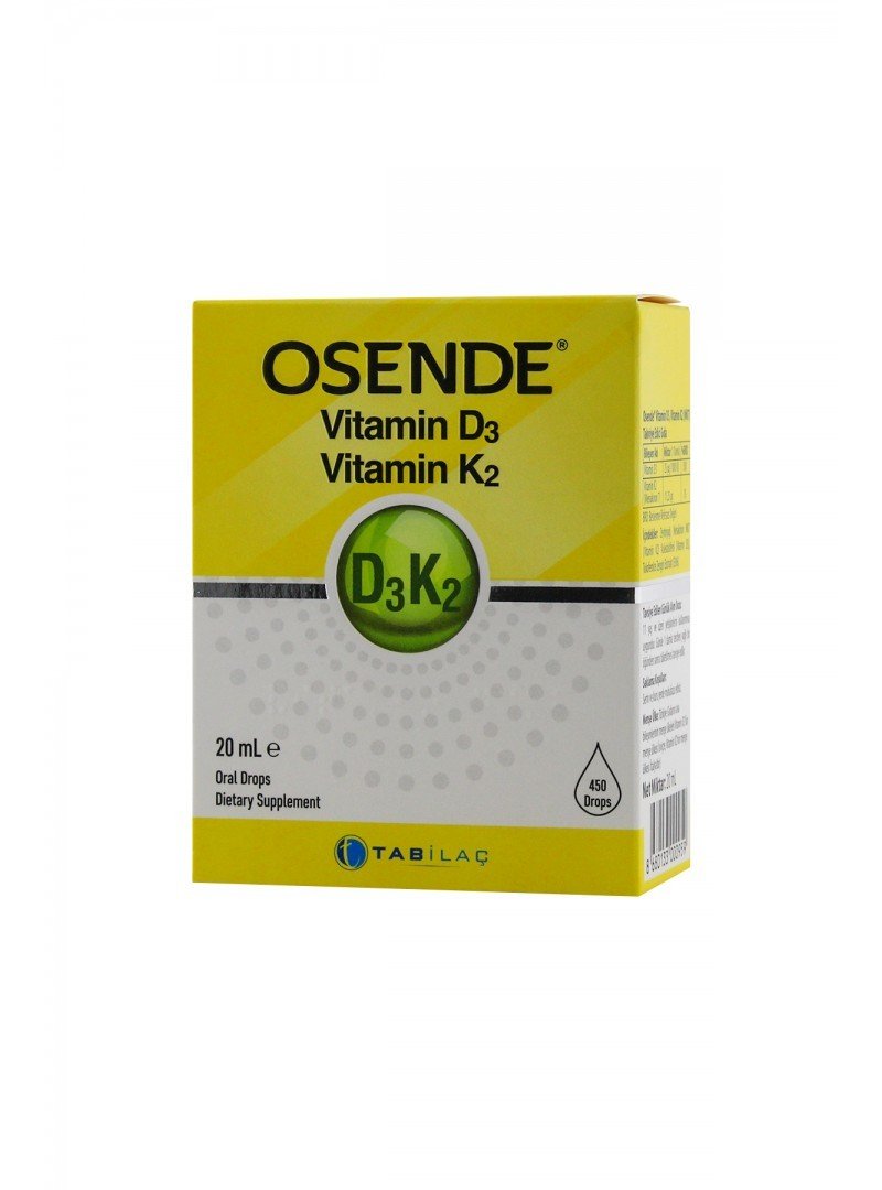 Osende Vitamin D3K2 20ml Damla
