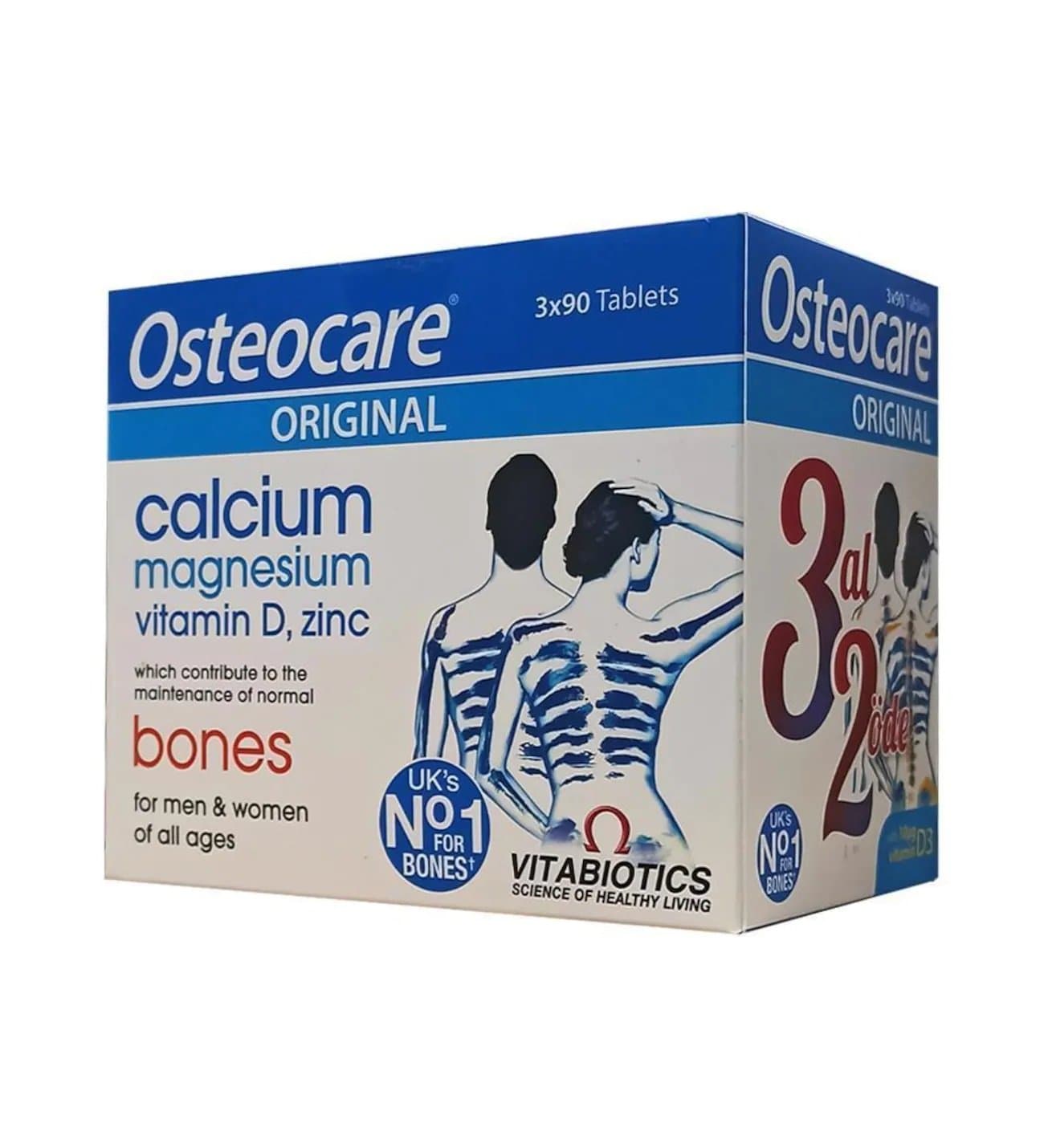 Osteocare 90 Tablet 3 Al 2 Öde