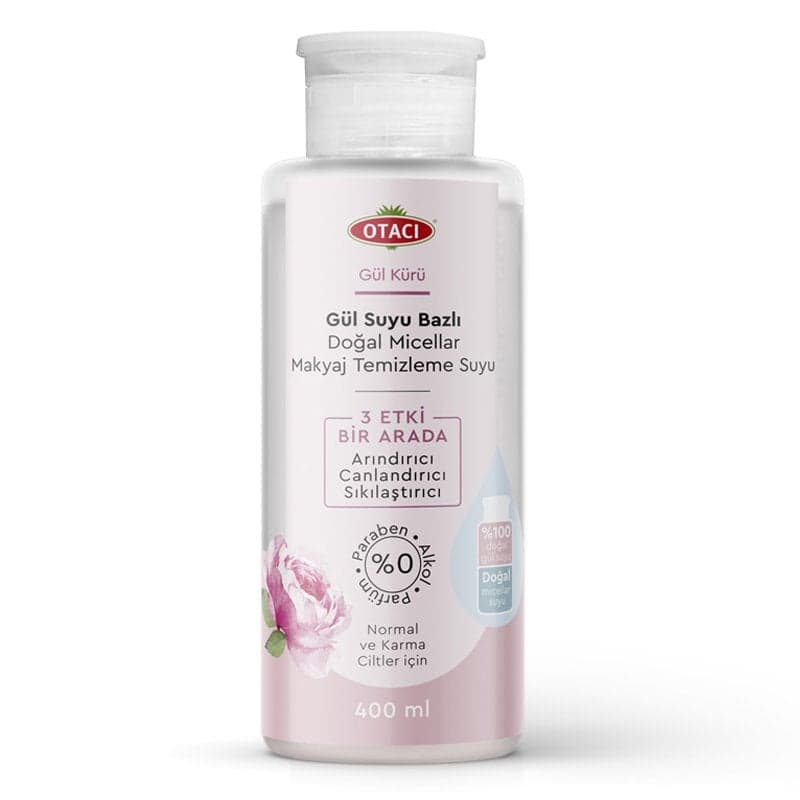 Otacı Gül Kürü Micellar Makyaj Temizleme Suyu 400ml