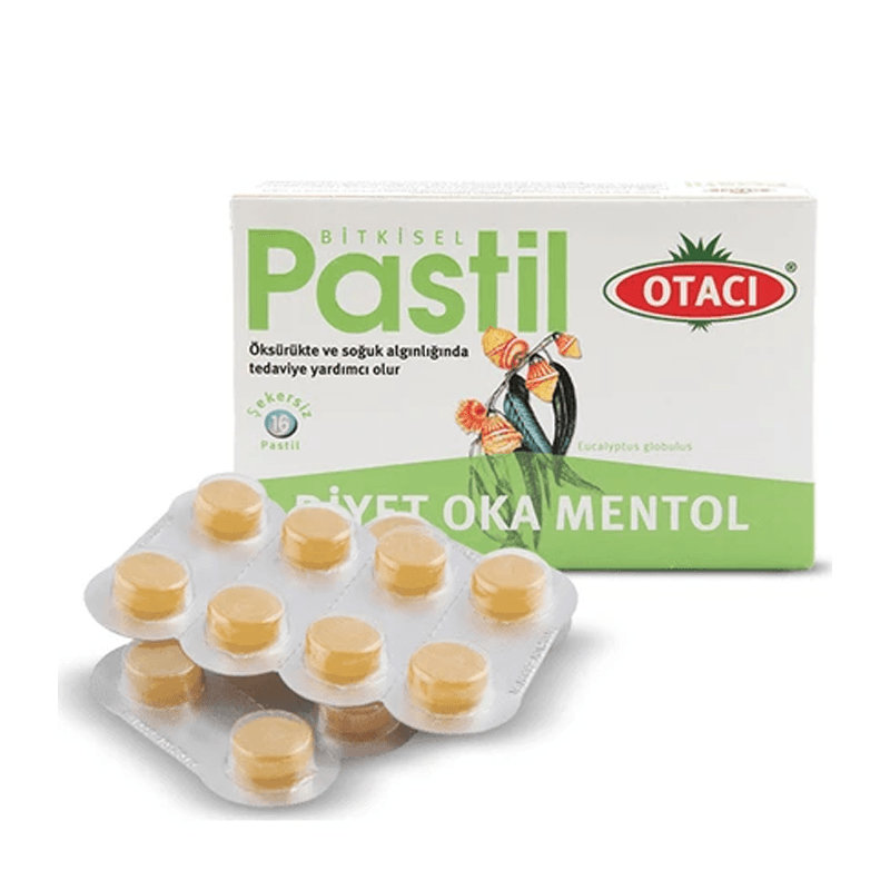Otacı Oka Mentol Şekersiz Pastil 16 Adet