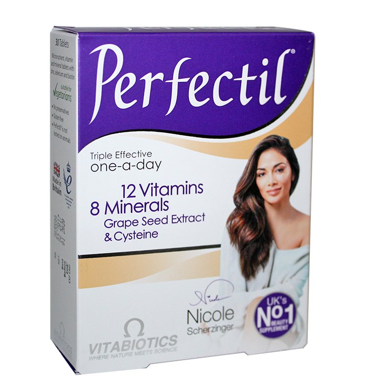 Perfectil Multivitamin ve Mineral İçeren 30 Tablet
