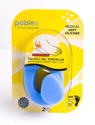Poblex Topuk Dikeni İçin Delikli Jel Topukluk -M-