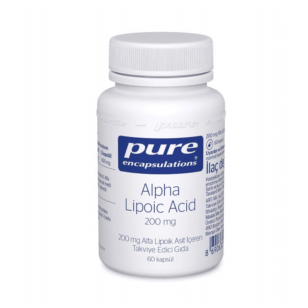 Pure Encapsulation Alpha Lipoic Acid 200 mg 60 Kapsül