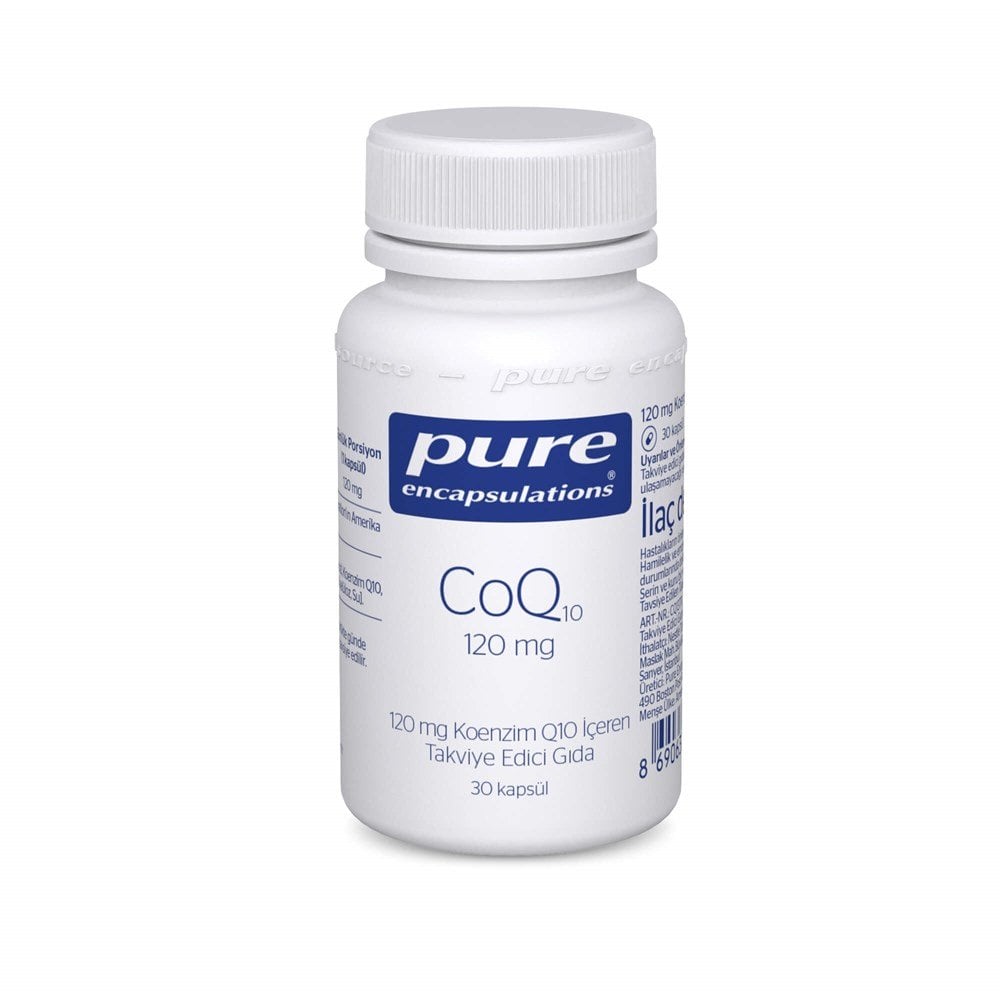 Pure Encapsulation CoQ10 Koenzim Q10 120mg 30 Kapsül