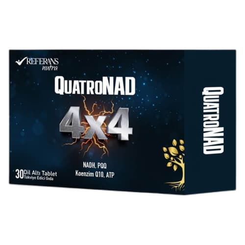 Referans Nutra QuatroNAD Takviye Edici Gıda 30 Dilaltı Tablet