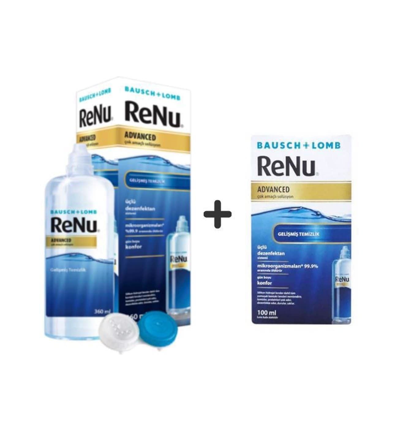 Renu Advanced Çok Amaçlı Lens Solüsyonu 360ml + 100ml