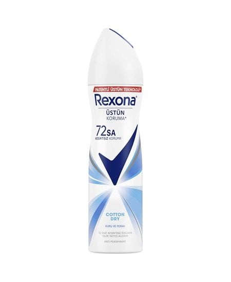 SKT:03/2027 Rexona Cotton Dry Deodorant Sprey 150 ml