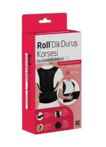 Roll Dik Duruş Korsesi Ayarlanabilir Bedenli