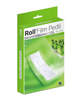 Roll Film Pedli Şeffaf Film Yara Örtüsü 8 x 15 cm 10 Adet