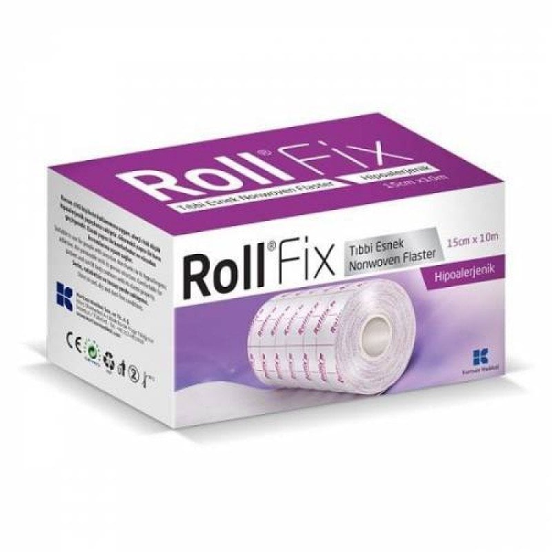 Roll Fix Tıbbi Esnek Nonwoven Flaster 15cm x 10m