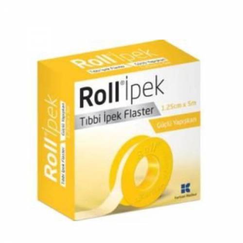 Roll İpek Tıbbi İpek Flaster 1,25 cm x 5 m