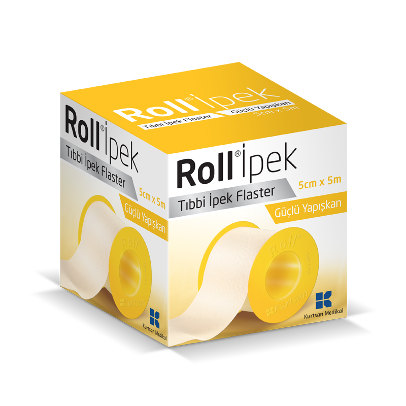 Roll İpek Tıbbi İpek Flaster 5cm x 5m