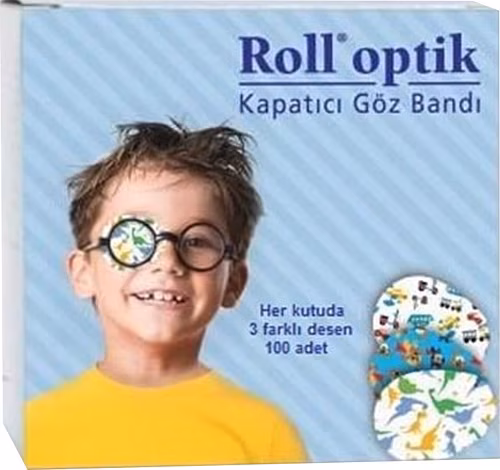 Roll Optik Kapatıcı Göz Bandı Erkek 100 Adet