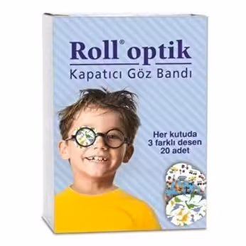 Roll Optik Kapatıcı Göz Bandı Erkek 20 Adet