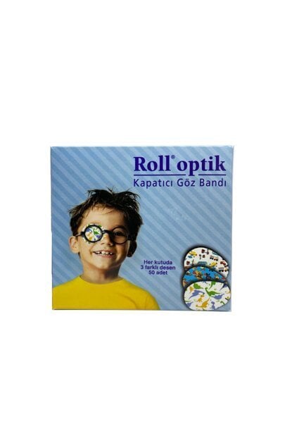 Roll Optik Kapatıcı Göz Bandı Erkek 50 Adet