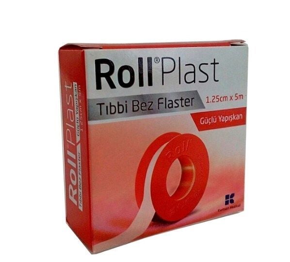 Roll Plast Tıbbi Bez Flaster 1,25 cm x 5m
