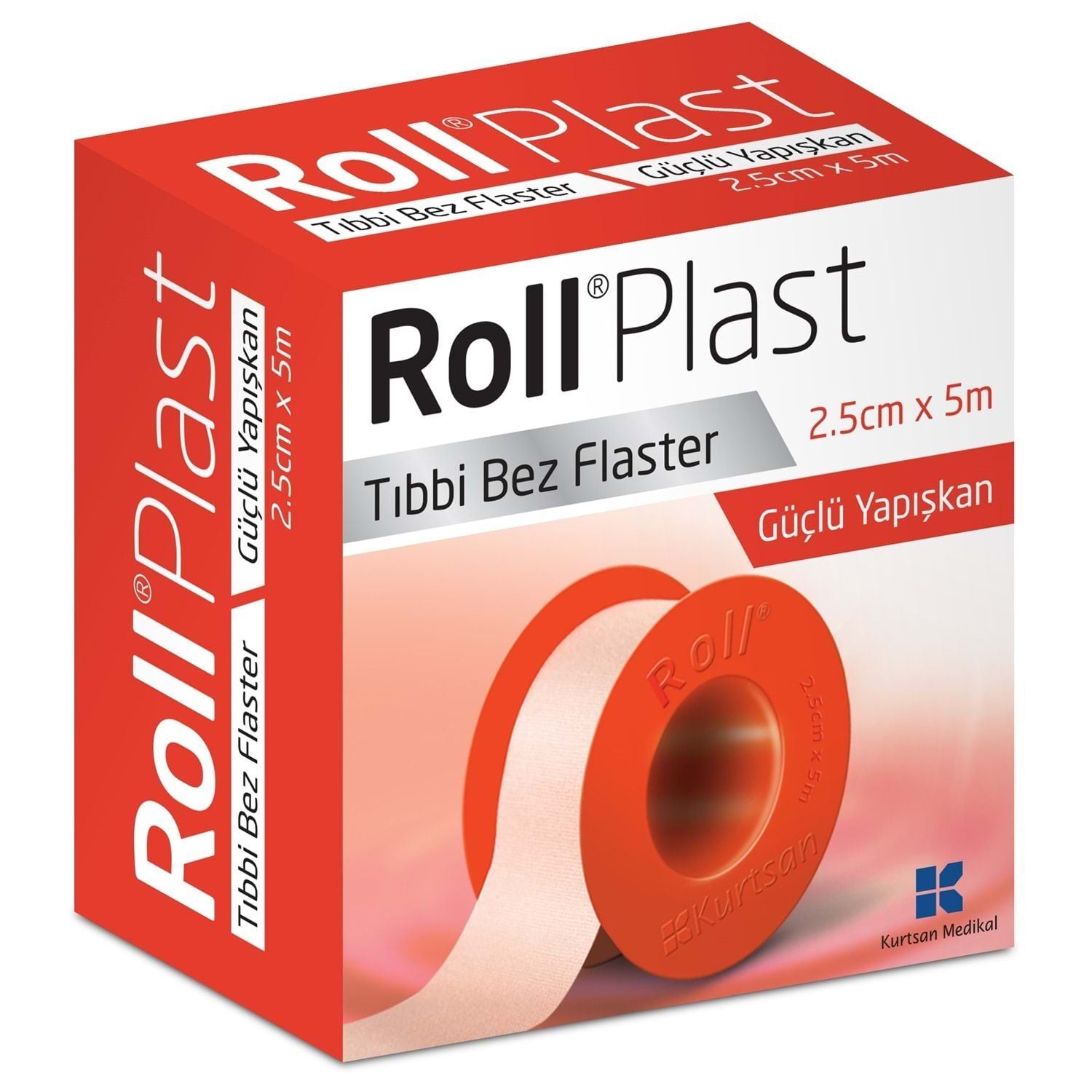 Roll Plast Tıbbi Bez Flaster 2,5 cm x 5m