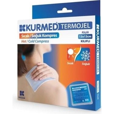 Kurmed Termojel Sıcak / Soğuk Kompres 13 cm x 13 cm Kılıflı