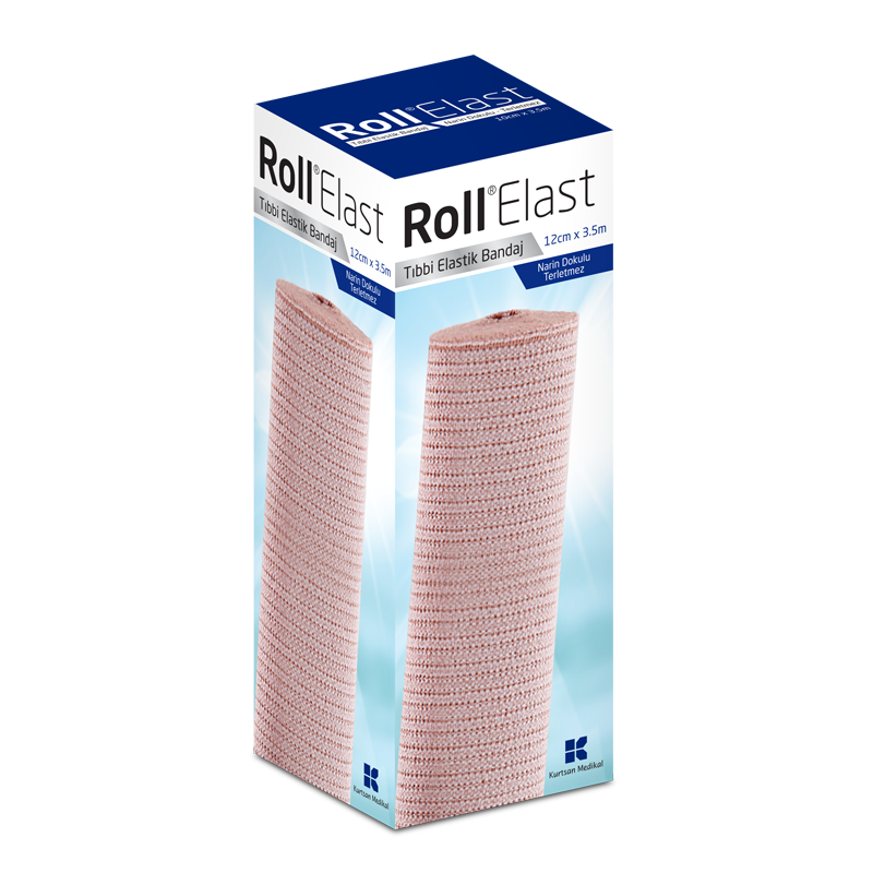 Roll Tıbbi Elastik Bandaj 12cm x 3.5m